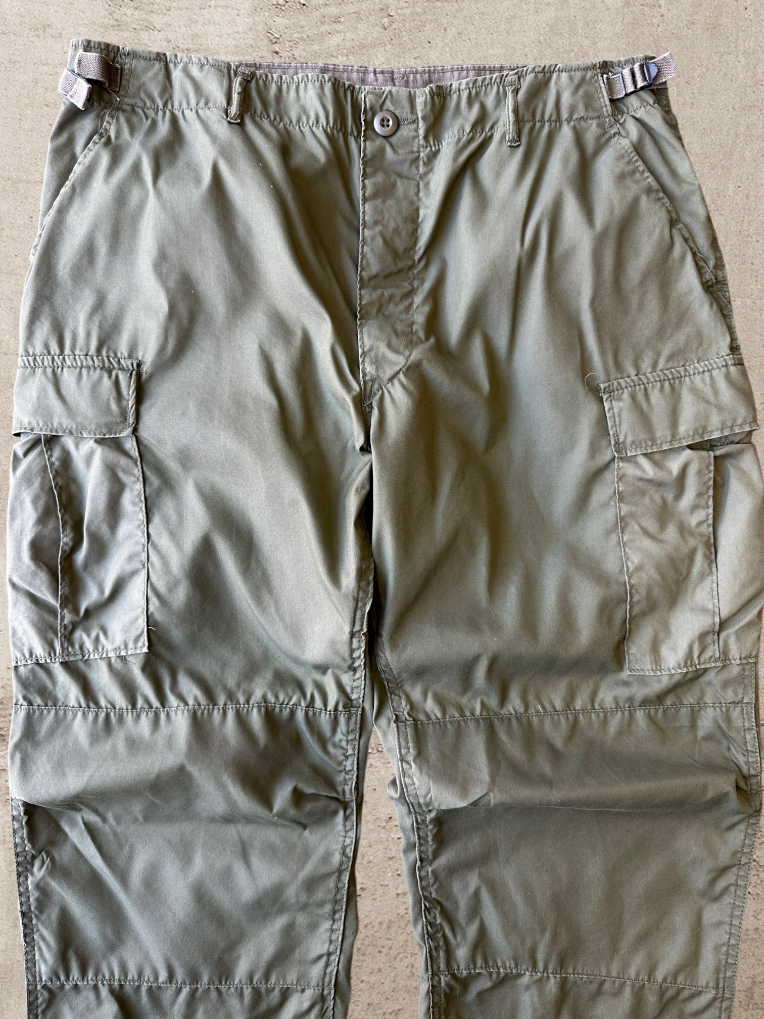 Vintage Military Green Cargo Pants - 35-39x31
