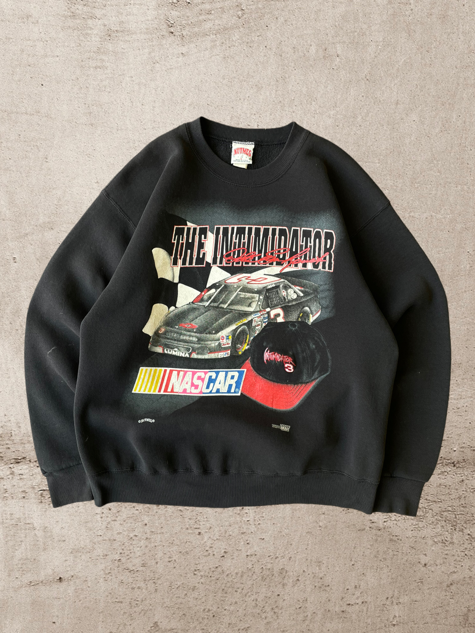 90 年代 Nascar Dale Earnhardt レーシング クルーネック - L