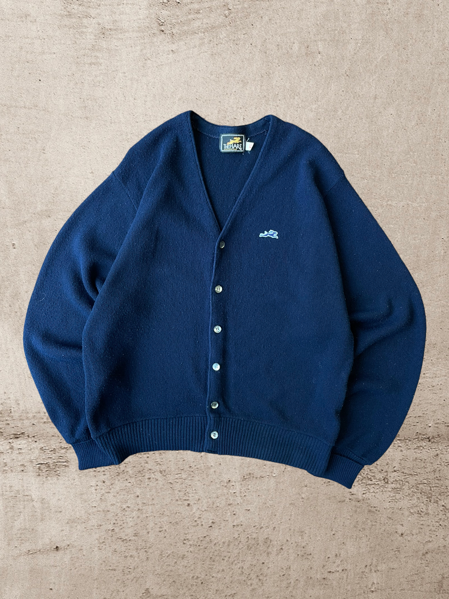 90s Blue Cardigan - X-Large