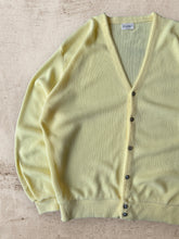 Load image into Gallery viewer, Vintage Yellow Knit Cardigan - XL
