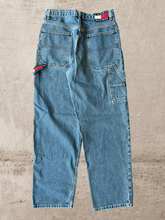 Load image into Gallery viewer, 90s Tommy Hilfiger Baggy Carpenter Jeans -32x32
