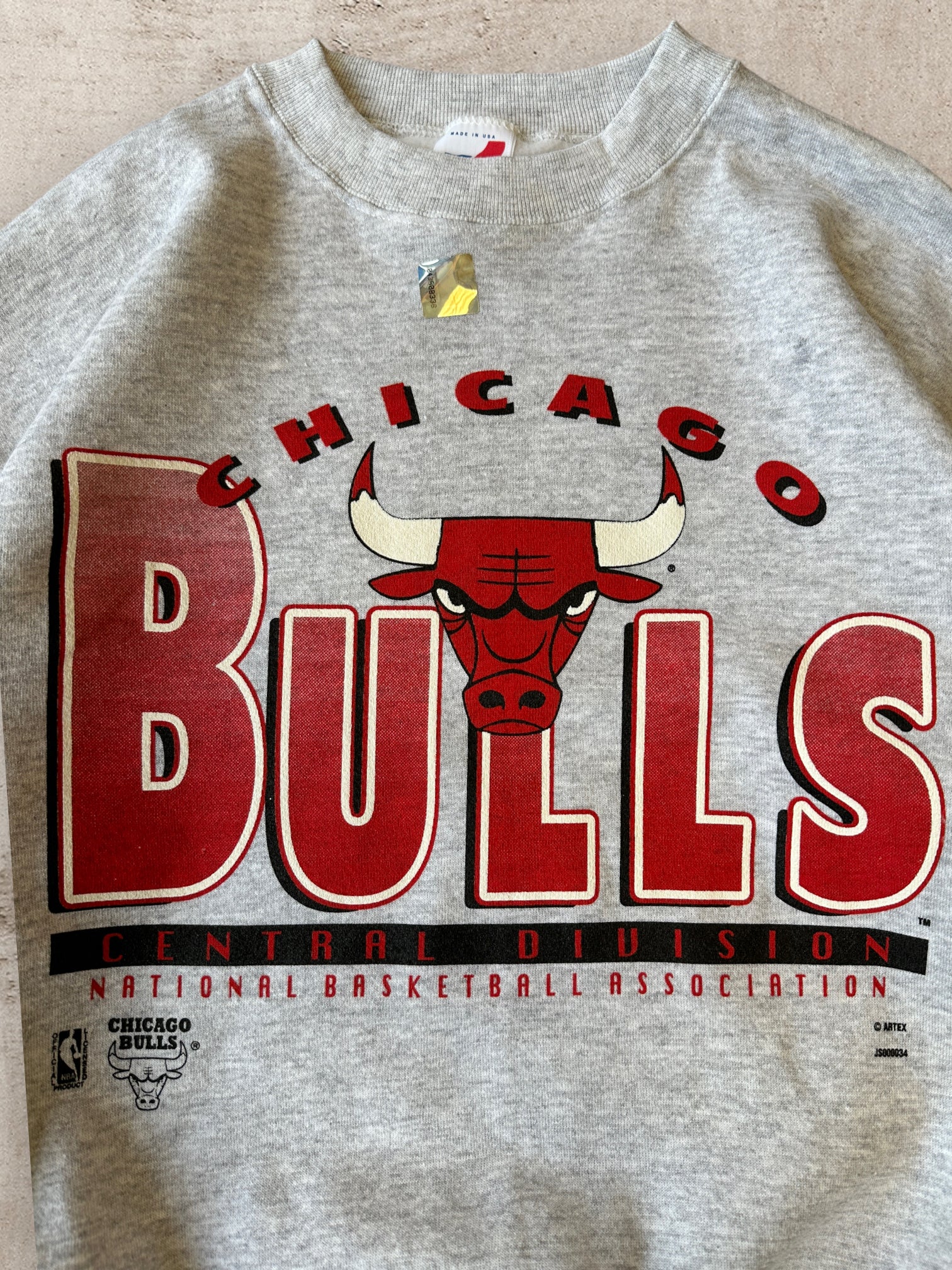 90s Chicago Bulls Graphic Crewneck - Medium & Large
