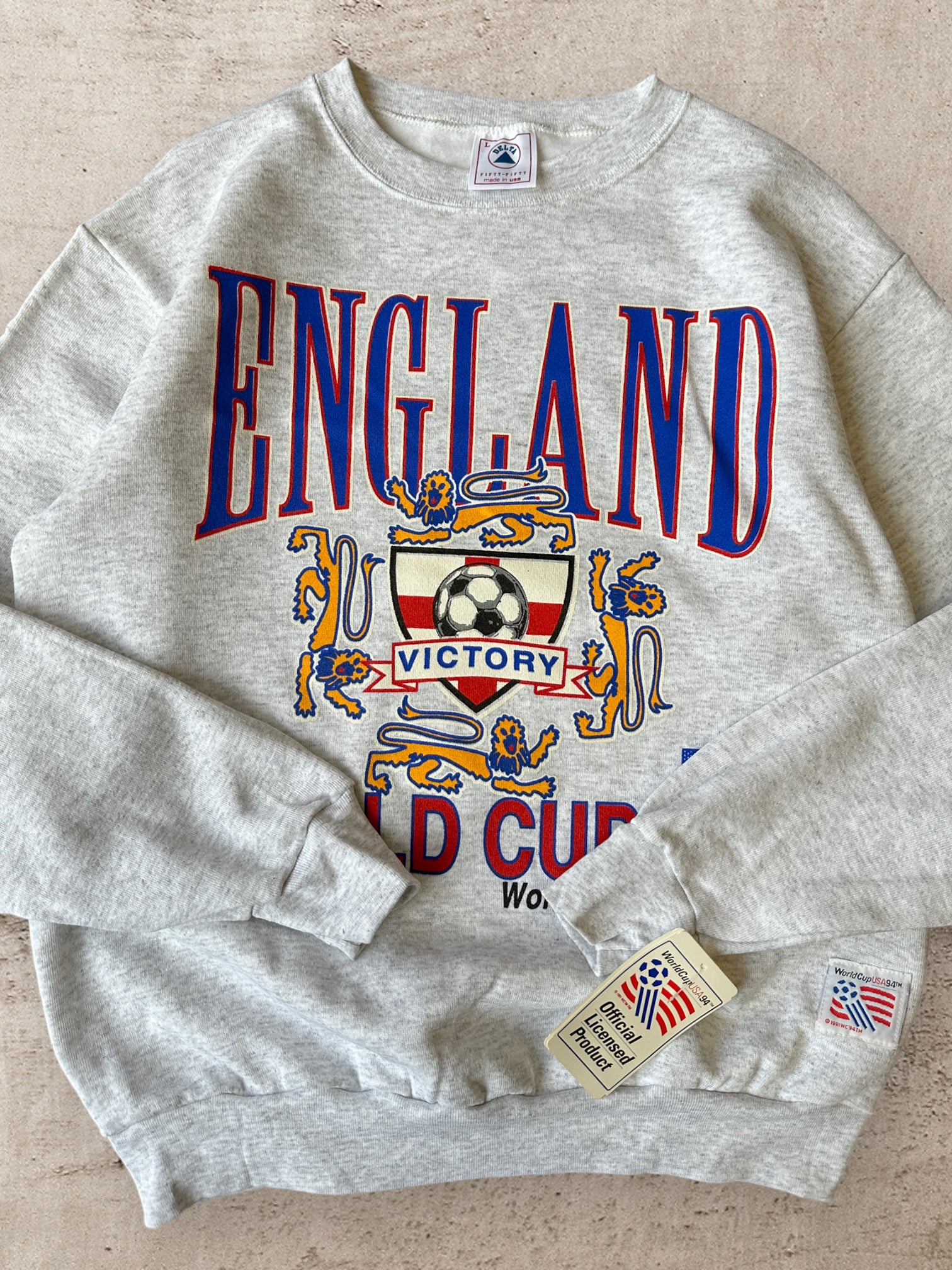1994 England World Cup Soccer Crewneck - Large