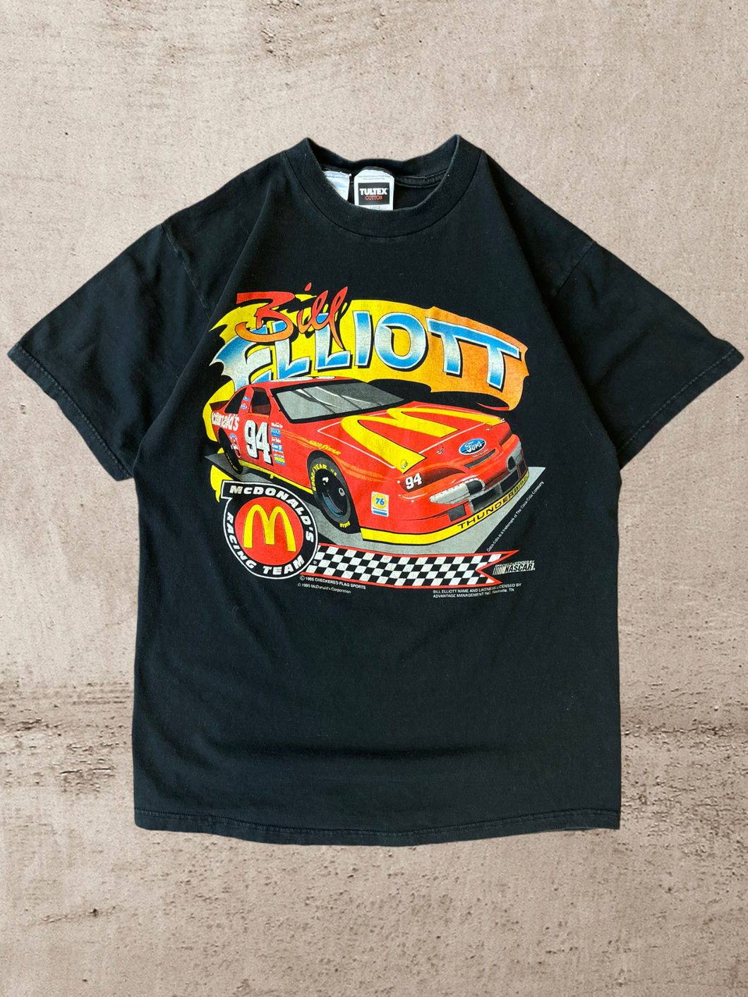 1995 Bill Elliott McDonalds Racing T-Shirt - Large