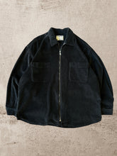Load image into Gallery viewer, 90s Property Black Corduroy Zip Up Jacket - XL
