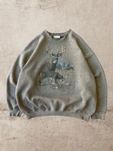 Load image into Gallery viewer, 90s Nature Deer Crewneck - XL
