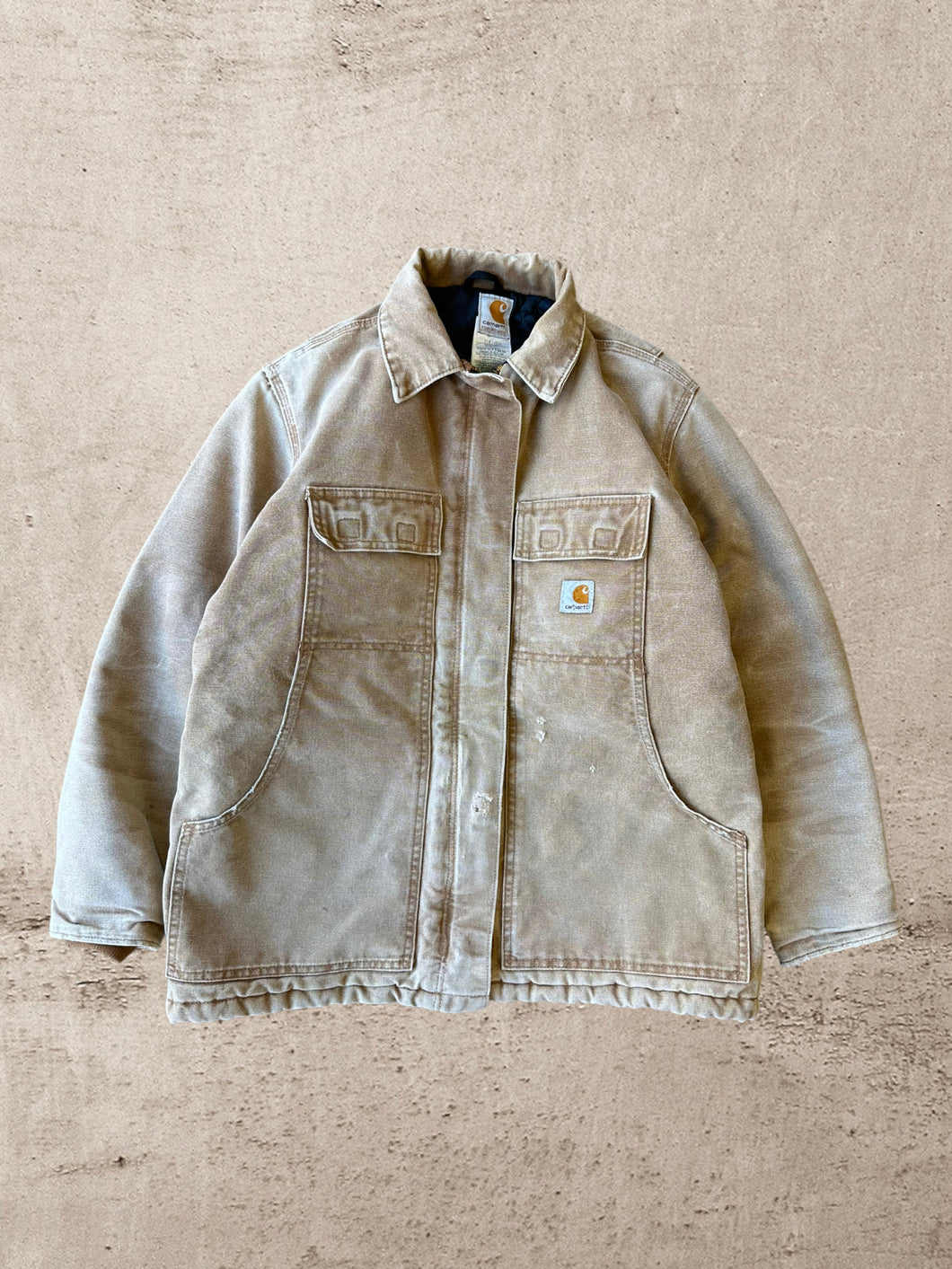 Vintage Carhartt Quilted Lined Jacket - Small