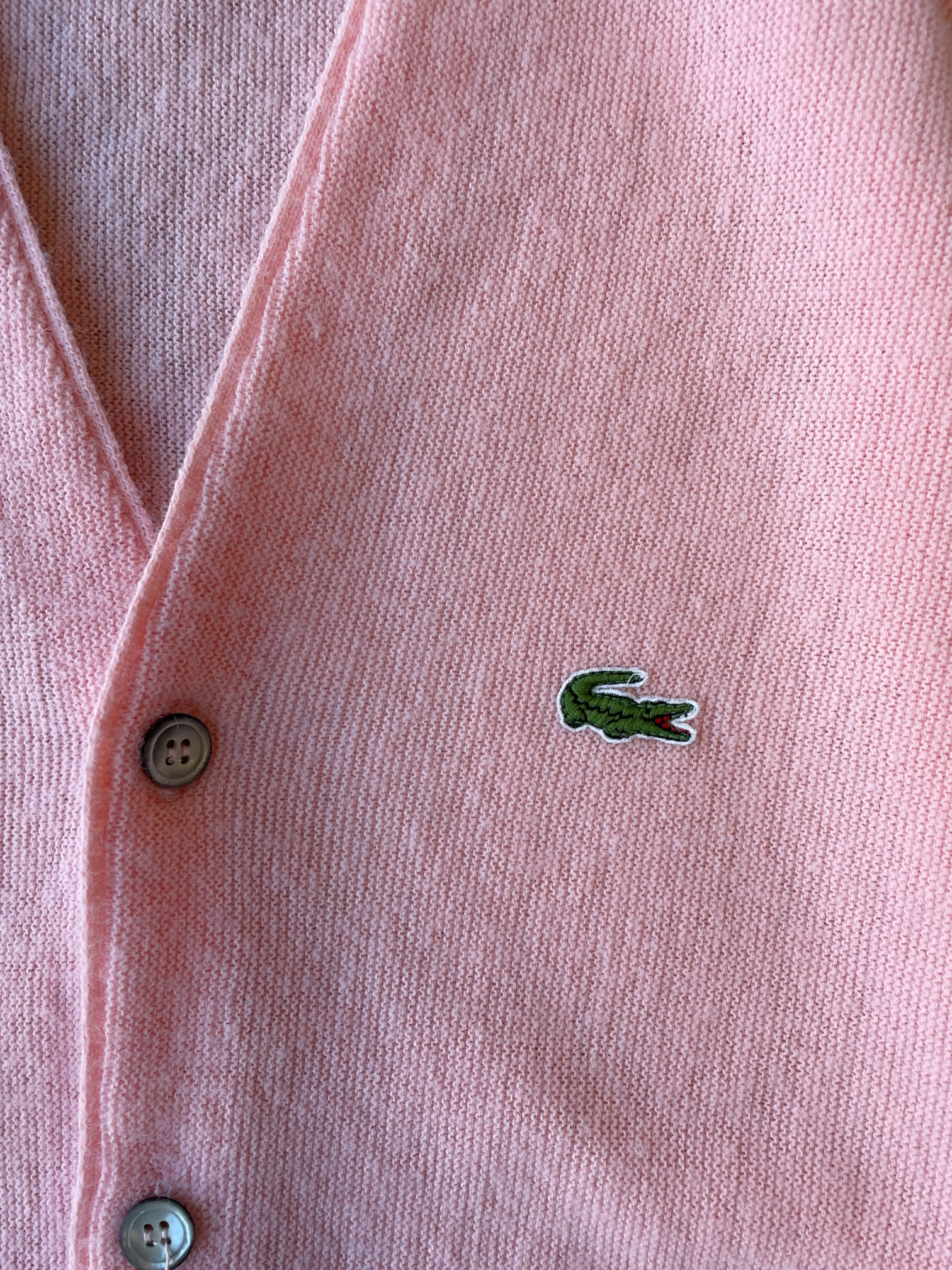 90s Pink Lacoste Cardigan - Large/XL