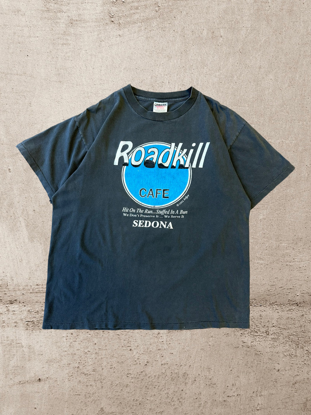 1993 Roadkill Cafe Distressed T-Shirt - Large
