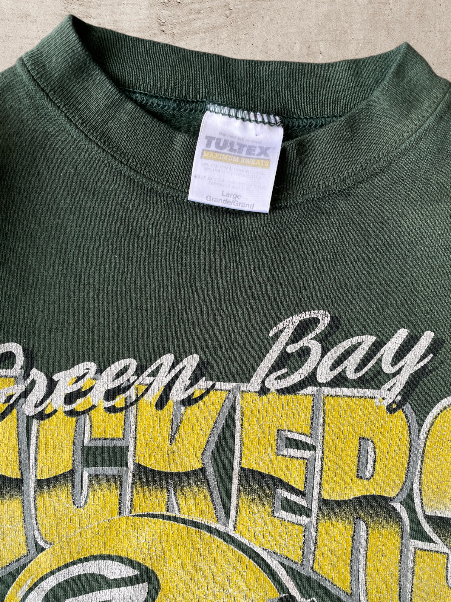 1996 Green Bay Packers Super Bowl Champions Crewneck - Large