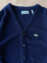 Load image into Gallery viewer, 60s Blue Lacoste Cardigan - Medium/Large
