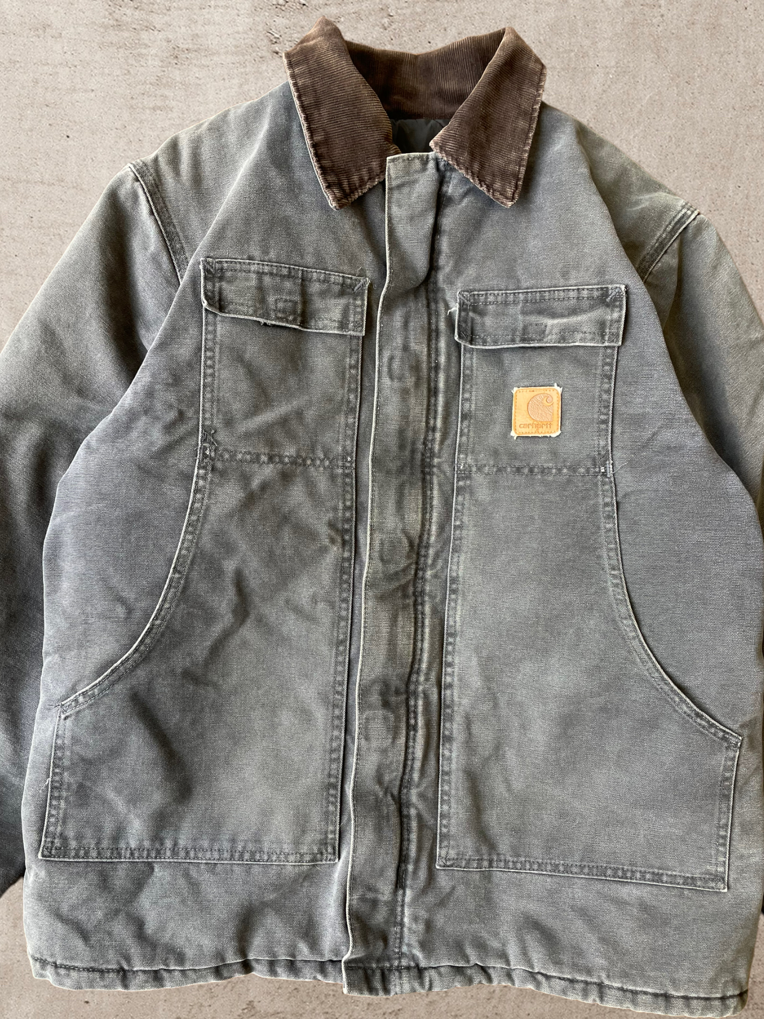 Vintage Carhartt Quilted Lined Jacket - Large
