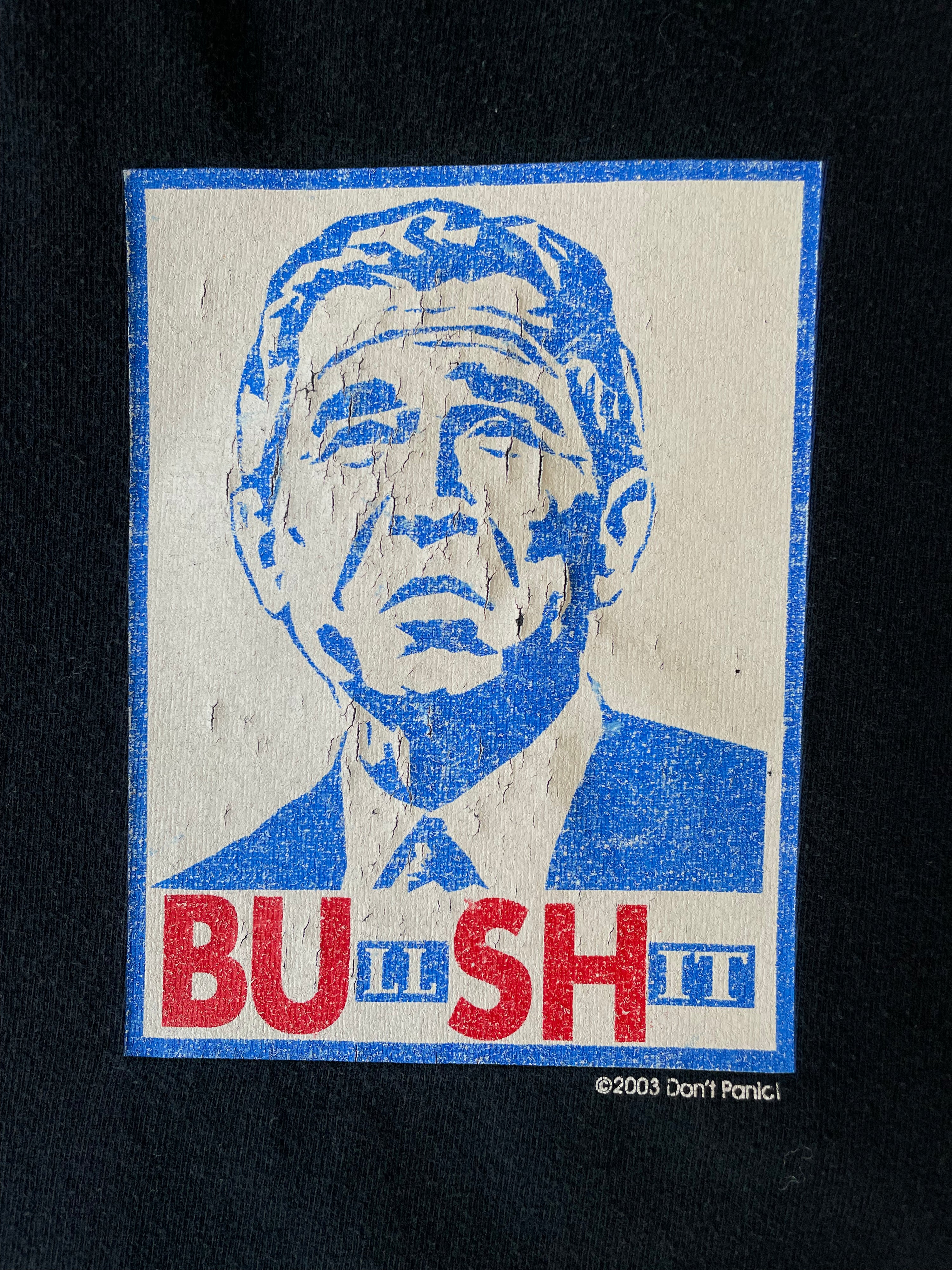 2003 George Bush Bull Sh*t T-Shirt - X-Large
