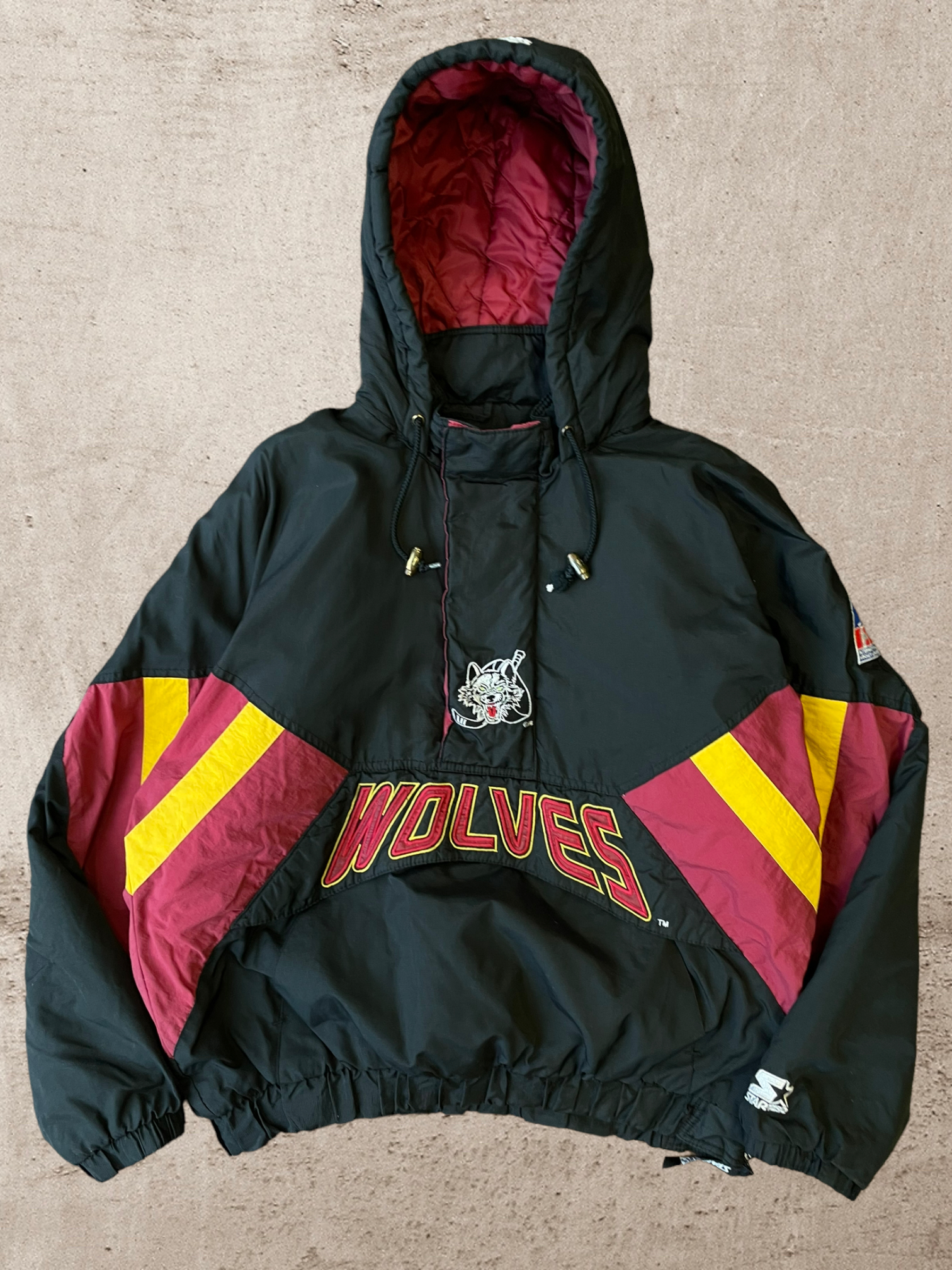 90s Chicago Wolves Starter Puffer Jacket - Large/X-Large