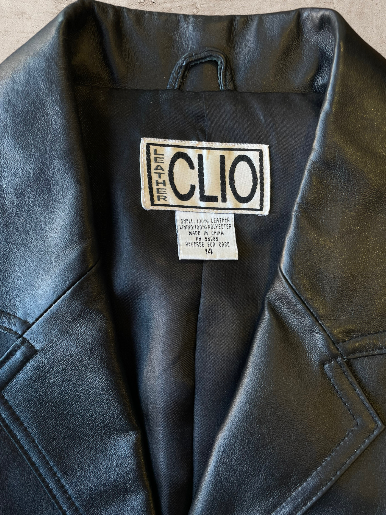 Clio hotsell leather jacket