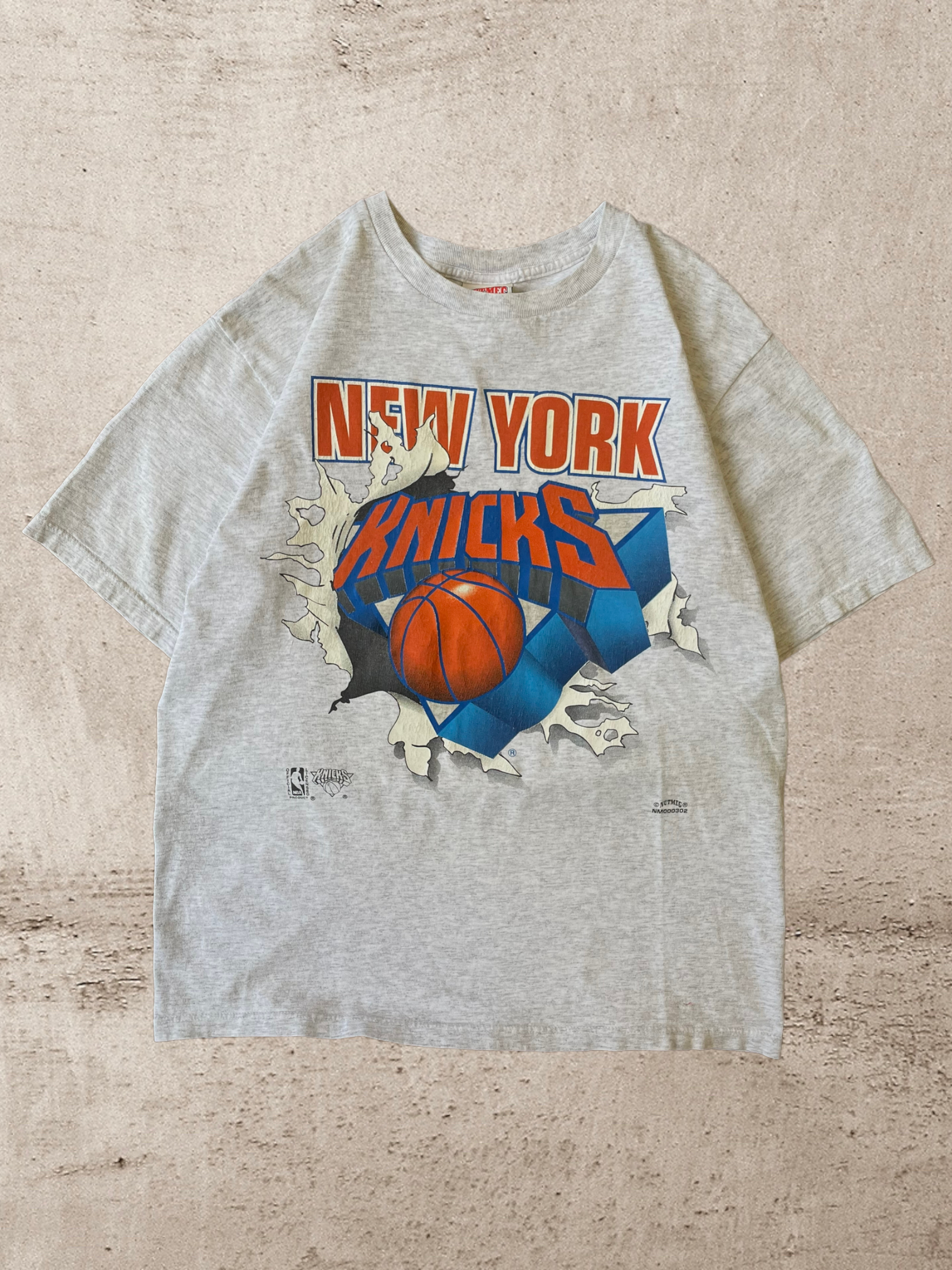 90s New York Knicks Nutmeg T-Shirt - Large