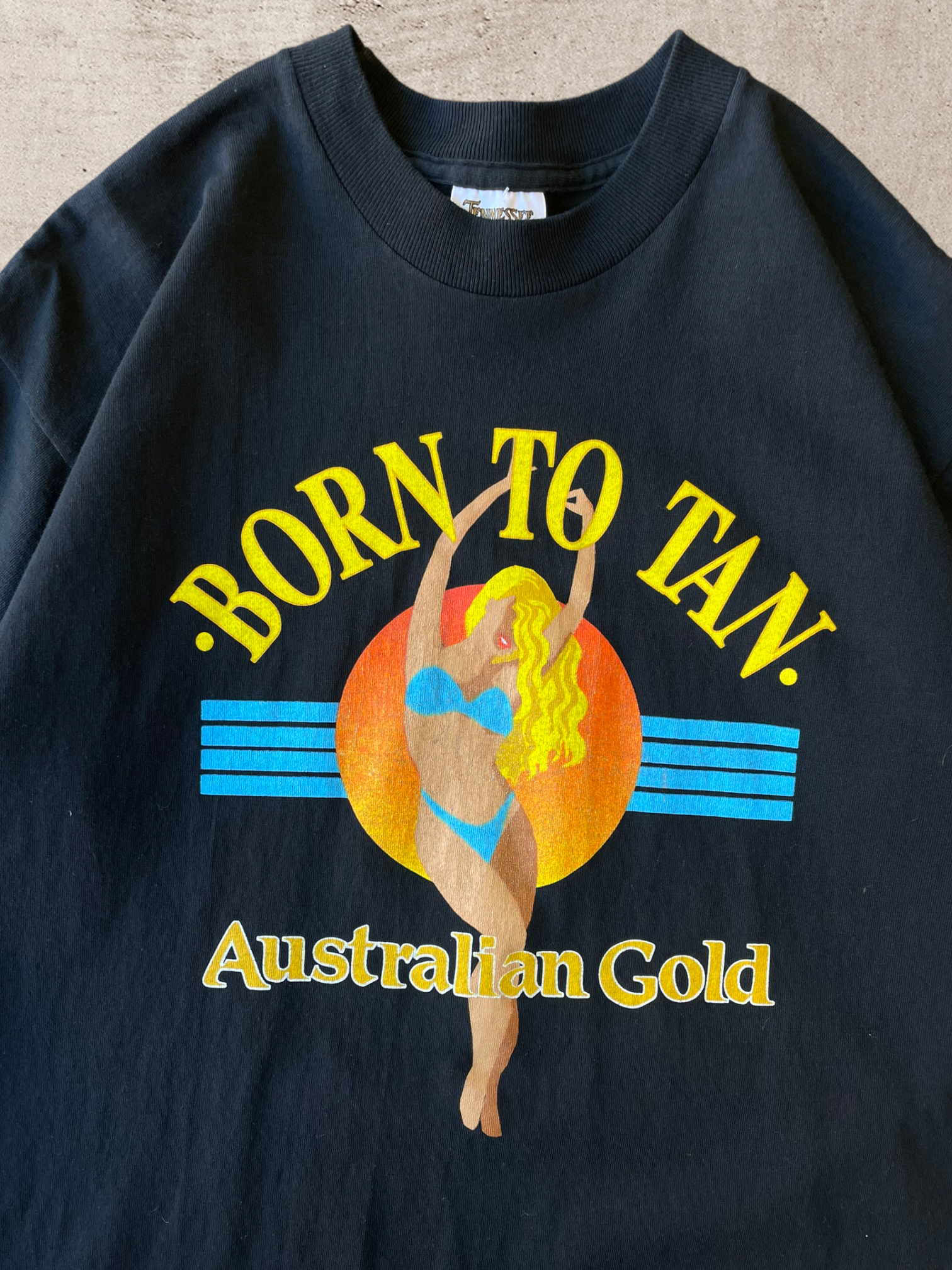 90 年代 オーストラリアン ゴールド Born to Tan T シャツ - L