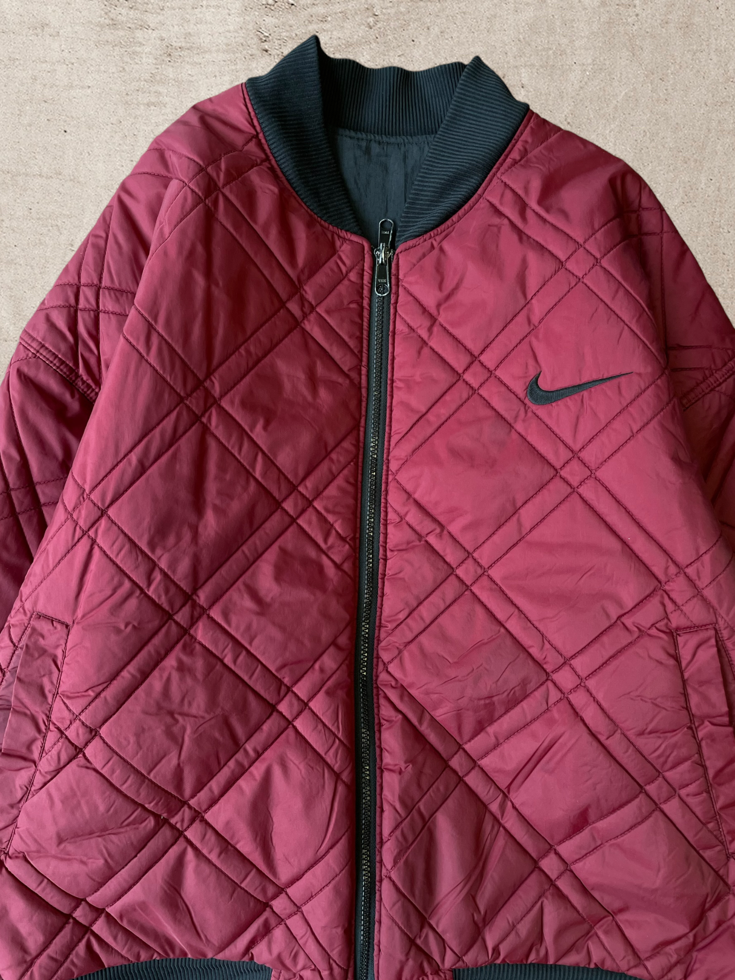 90s Nike Reversible Quilted Jacket - X-Large