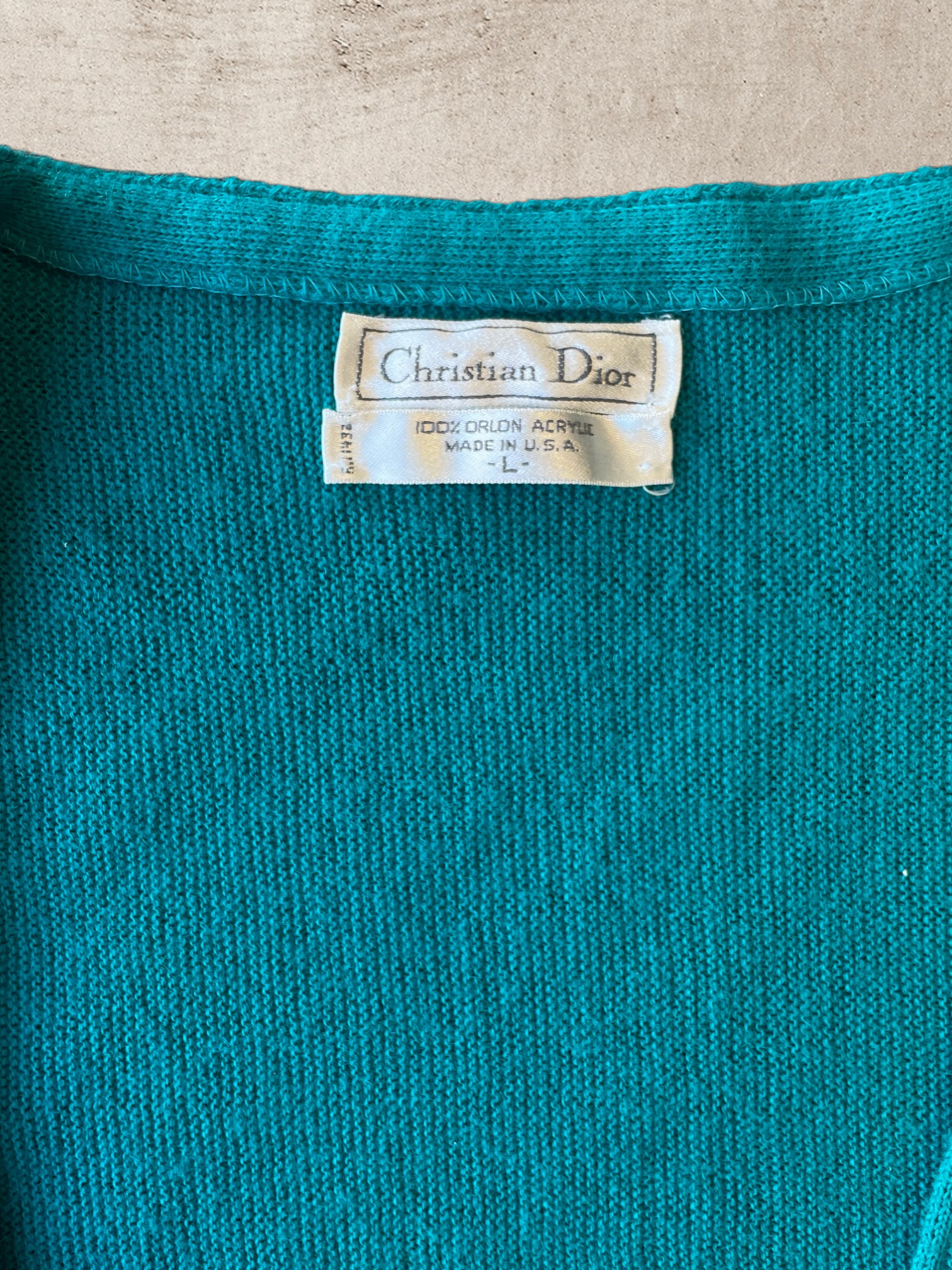 80s Christian Dior Cardigan - Large