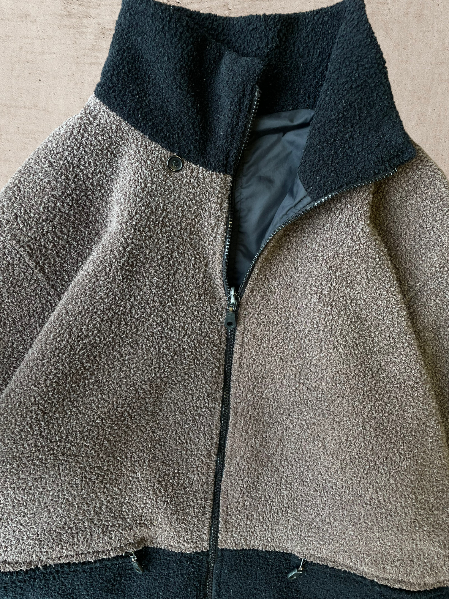 90s Reversible Fleece Jacket - XL