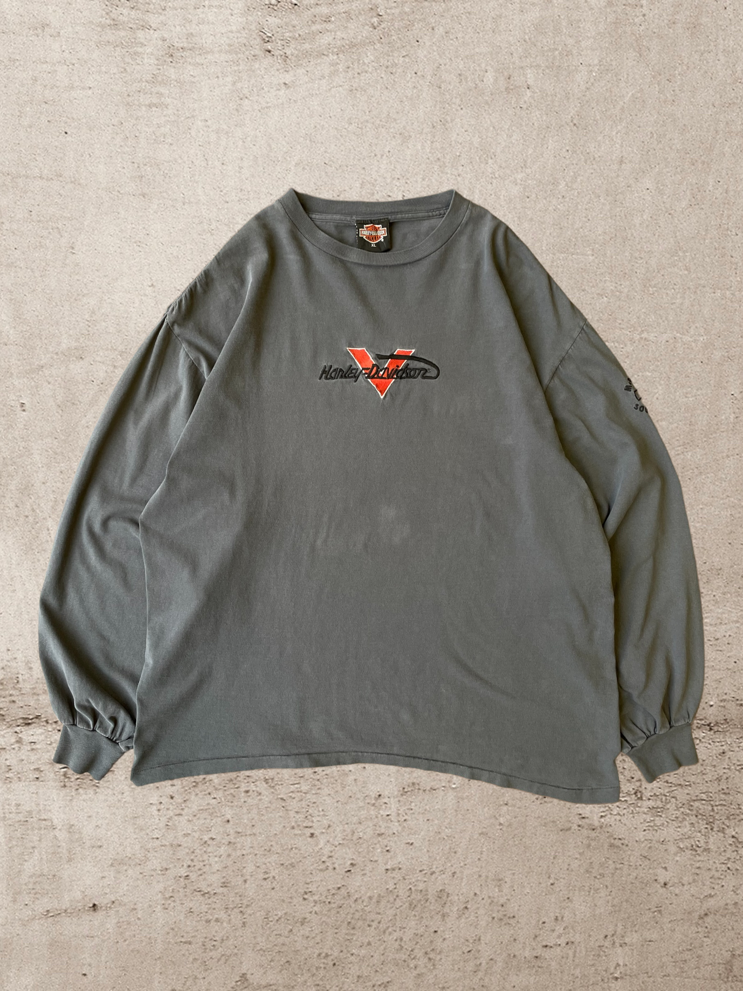 90s Harley Davidson Long Sleeve T-Shirt - X-Large