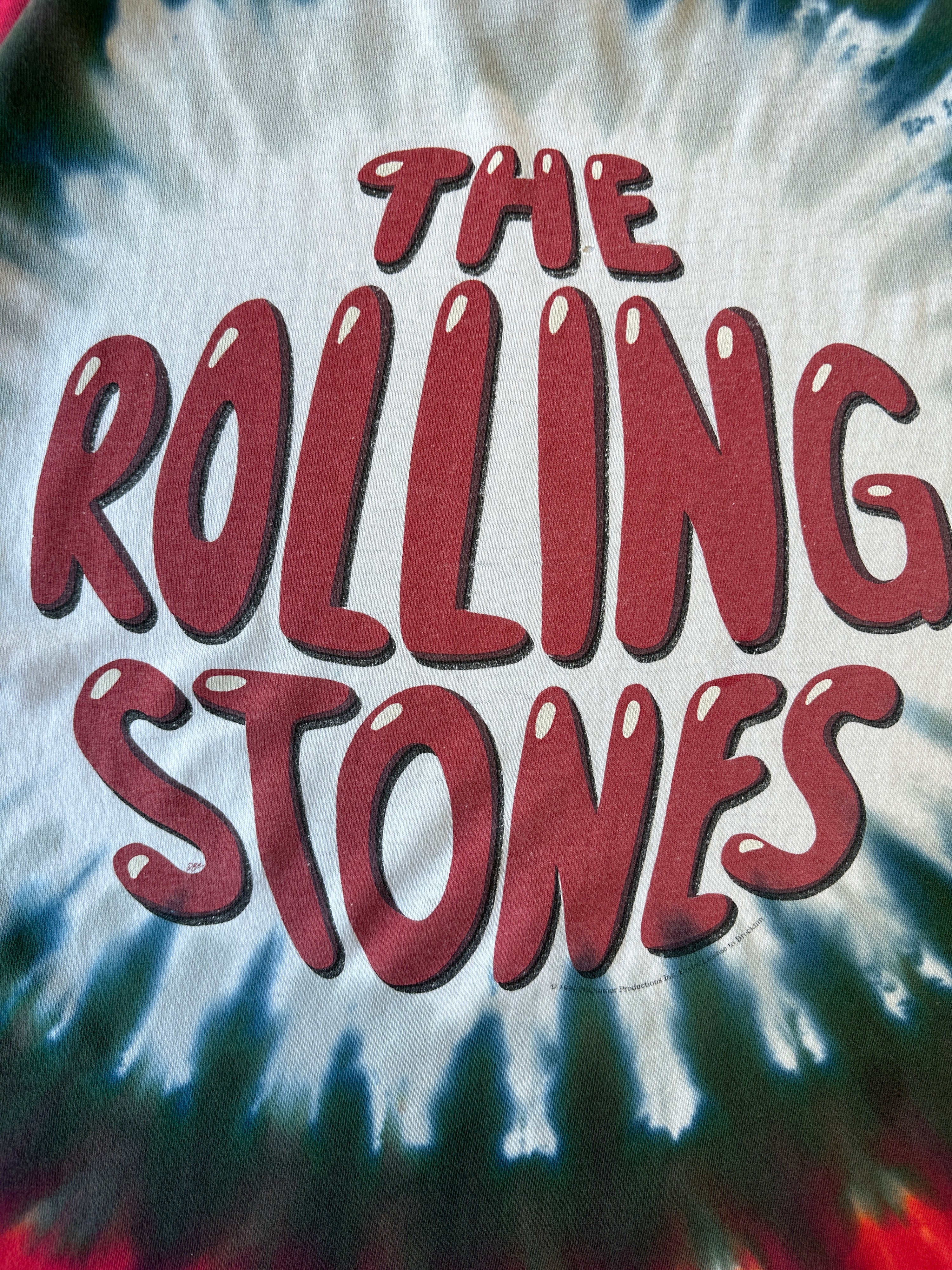 1994 Rolling Stones Tie Dye Shirt - XL