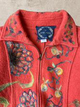 Load image into Gallery viewer, Vintage Knit Embroidered Zip up - Medium
