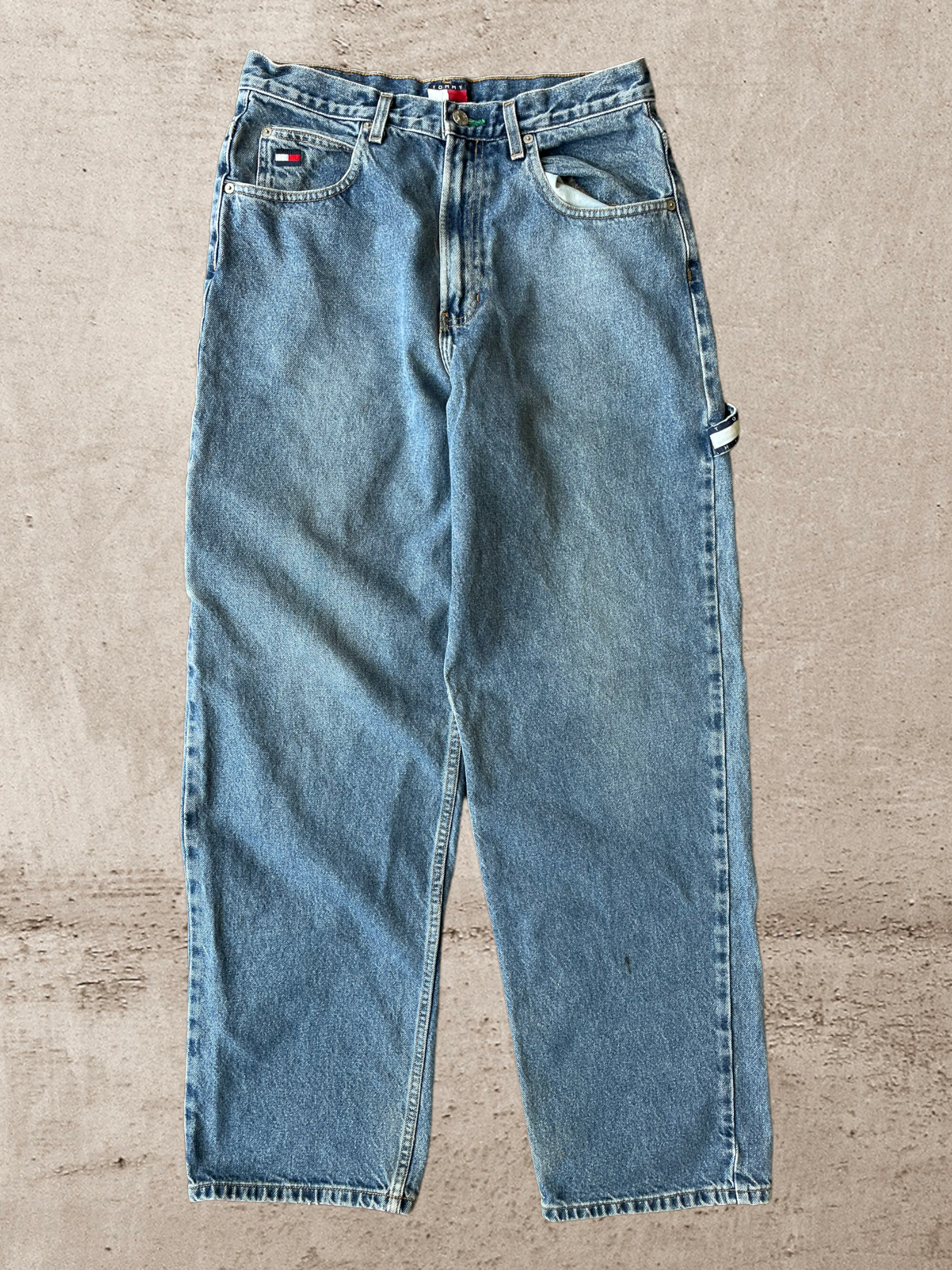 90s Tommy Hilfiger Baggy Carpenter Jeans -32x32