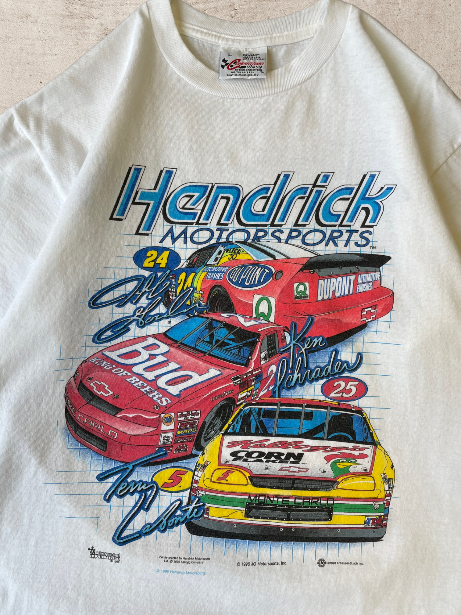 1996 ヘンドリック モータースポーツ レーシング T シャツ - L