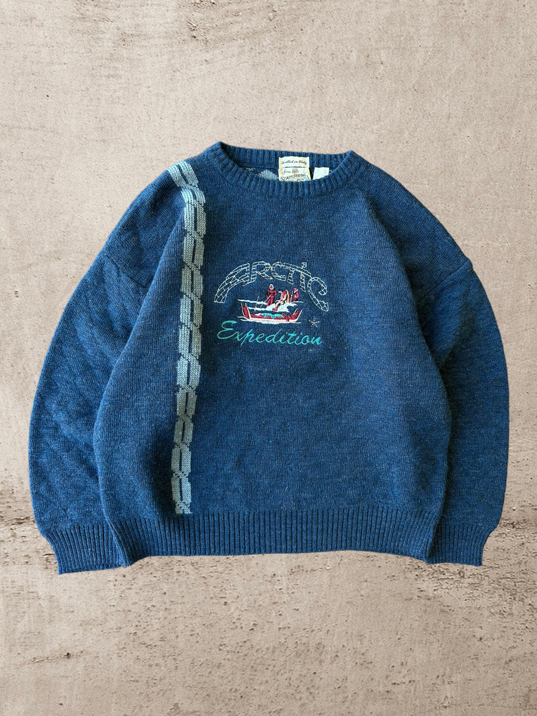 90s Arctic Expedition Knit Sweater - Large
