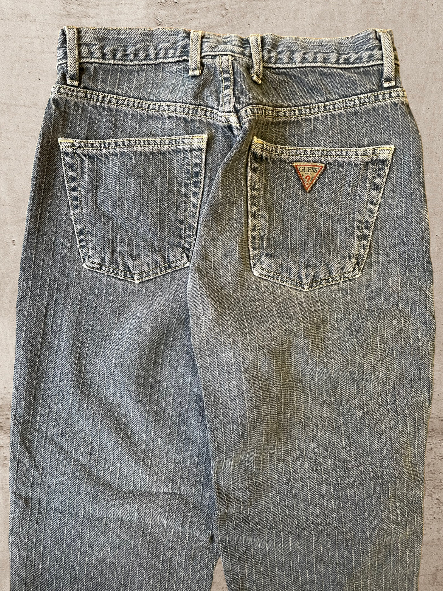 90s Guess Stripped Jeans - 27x26