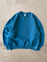 Load image into Gallery viewer, 90s Blue Russell Blank Crewneck - Large
