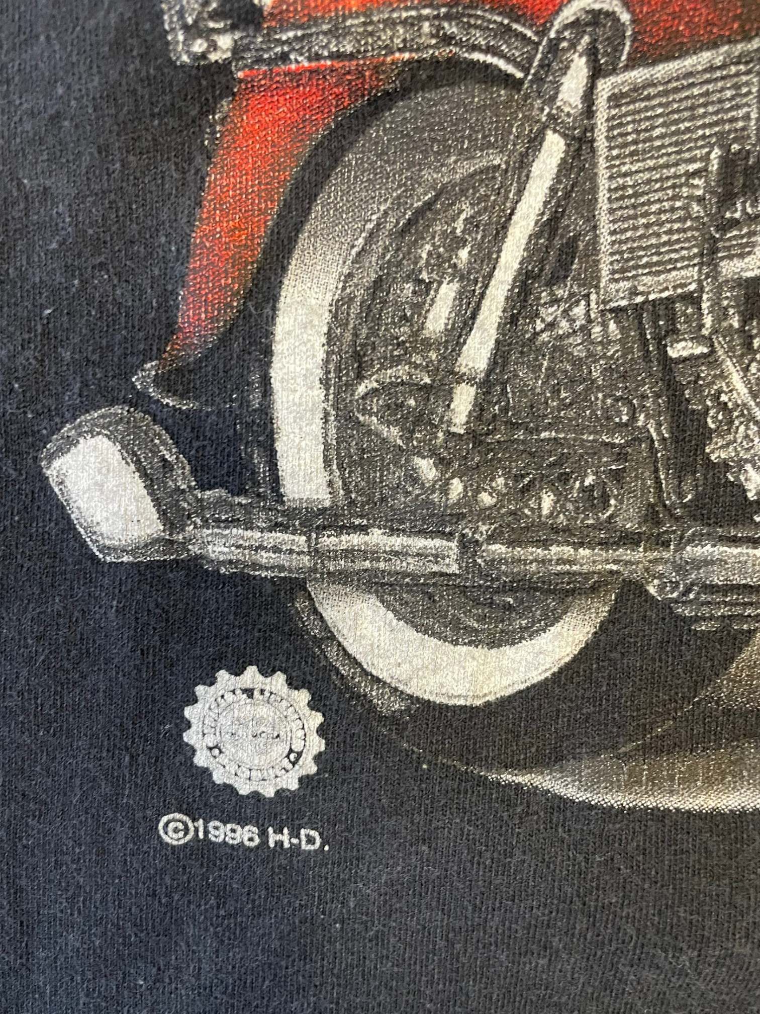 1996 Harley Davidson Graphic T-Shirt - Large