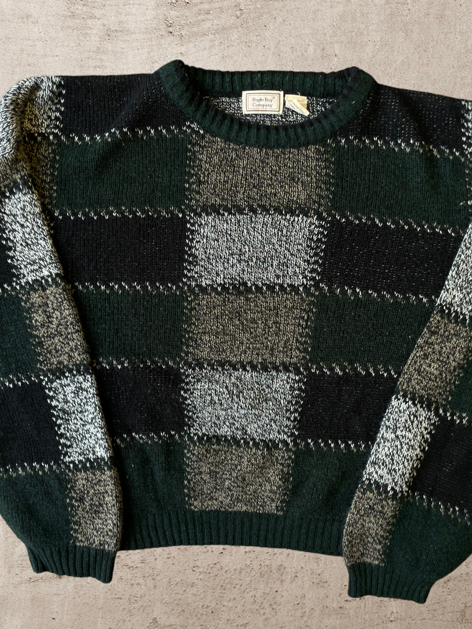 90s Bugle Boy Knit Sweater Boxy Fit - Large/XL