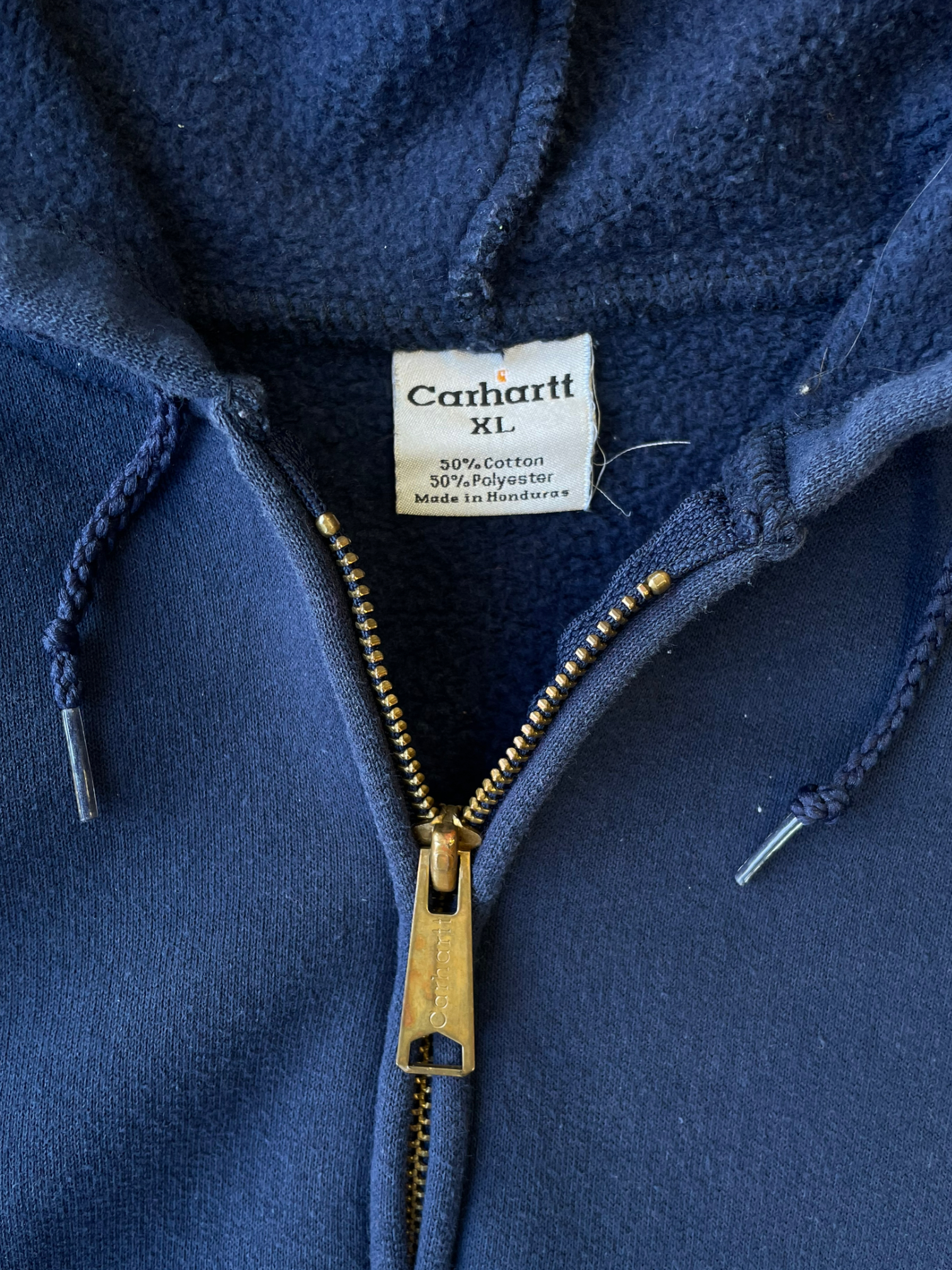 Vintage Carhartt Zip Up Sweatshirt - XL