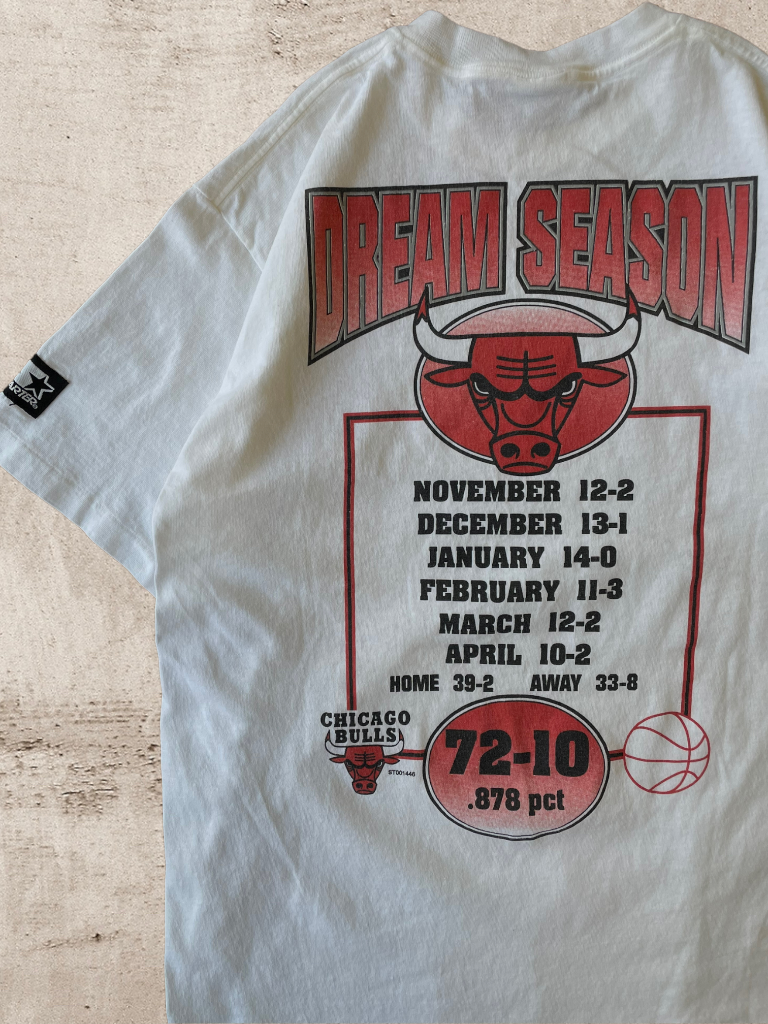 1996 Chicago Bulls Dream Season T-Shirt - Large