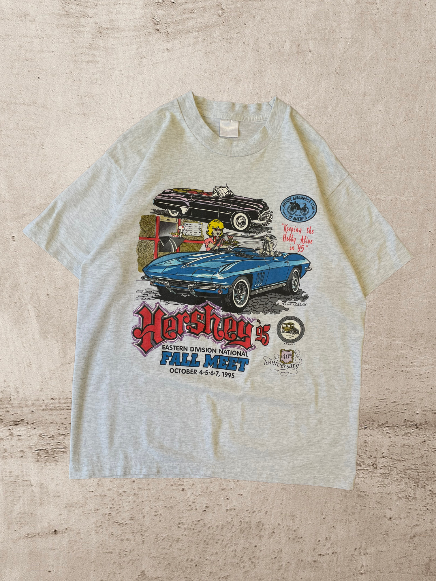 1995 Antique Automobile Club T-Shirt - Large