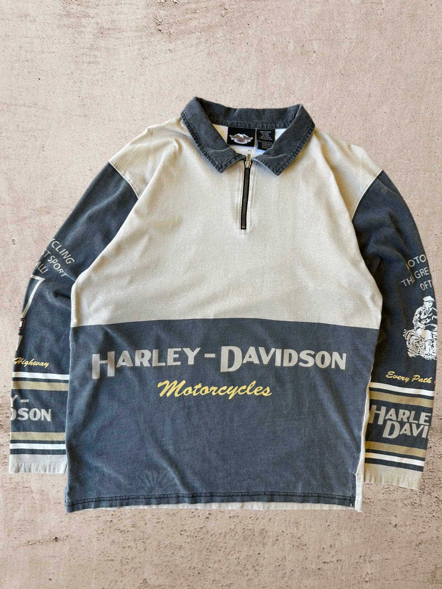Vintage Harley Davidson Long Sleeve Shirt - Large