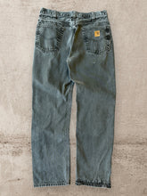 Load image into Gallery viewer, Vintage Carhartt Faded Black Jeans - 34x30
