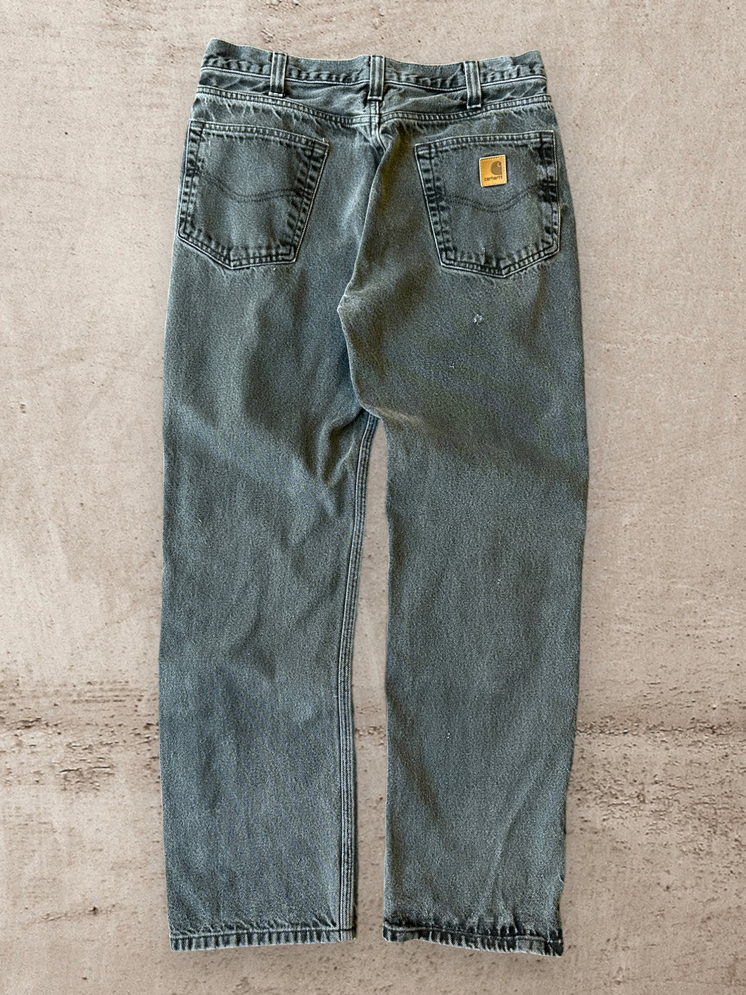 Vintage Carhartt Faded Black Jeans - 34x30