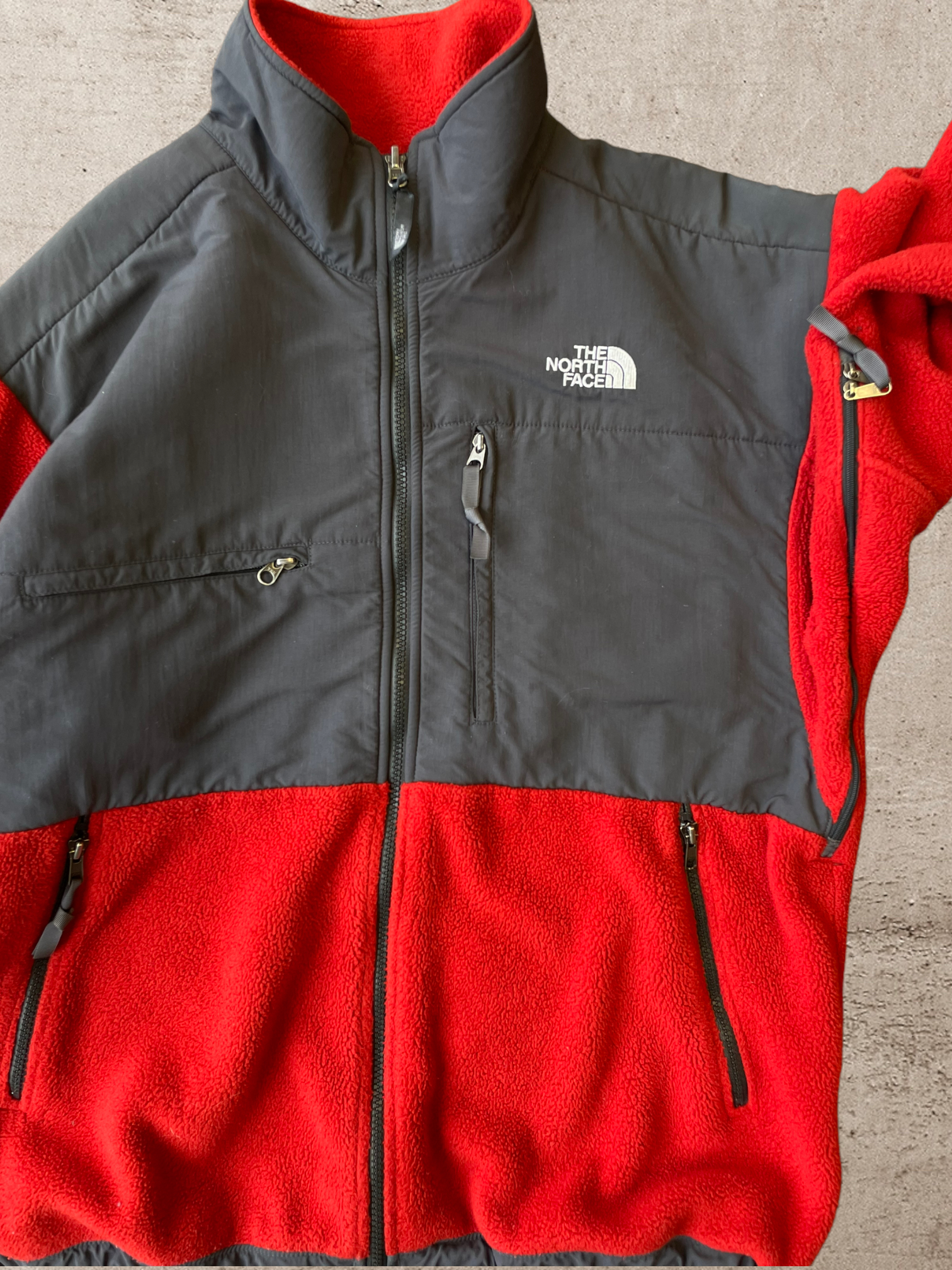 North Face Fleece Zip up Jacket - X-Large