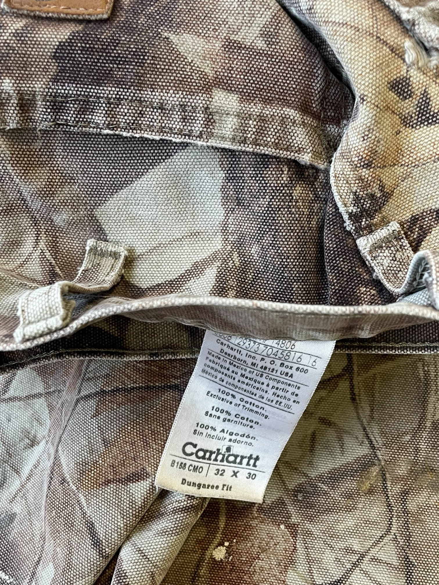 90s Carhartt Real Tree Camo Carpenter Utility Pants - 32x29