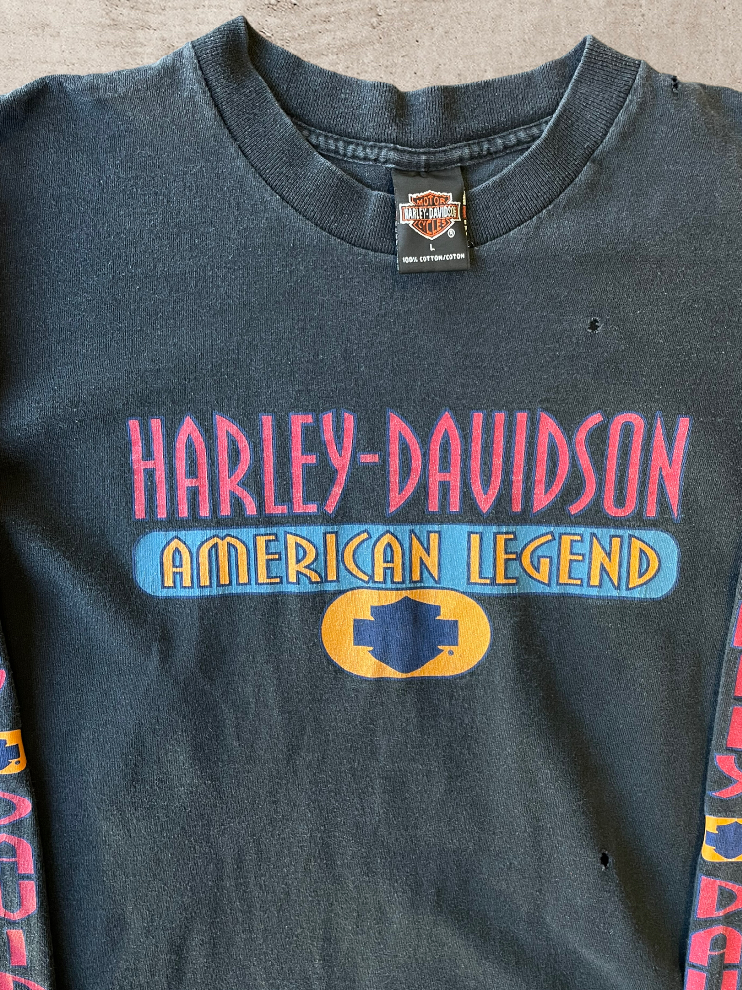 1997 Harley Davidson Long Sleeve T-Shirt - Large