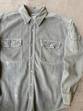 Load image into Gallery viewer, Vintage Grey Corduroy Button Up - Large

