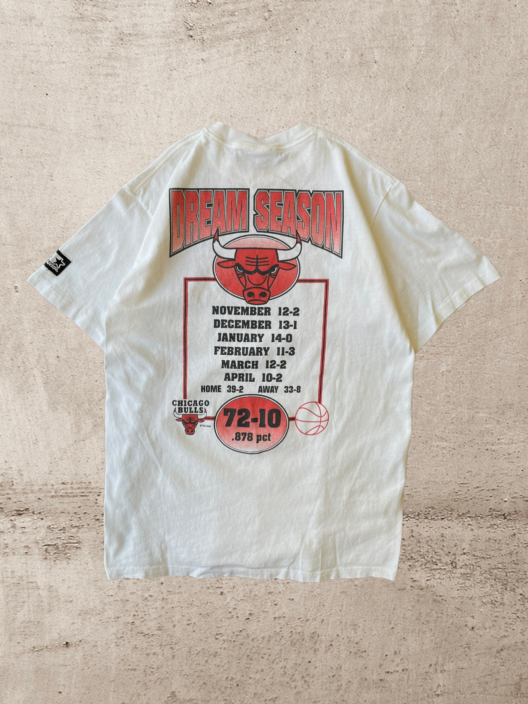 1996 Chicago Bulls Dream Season T-Shirt - Large