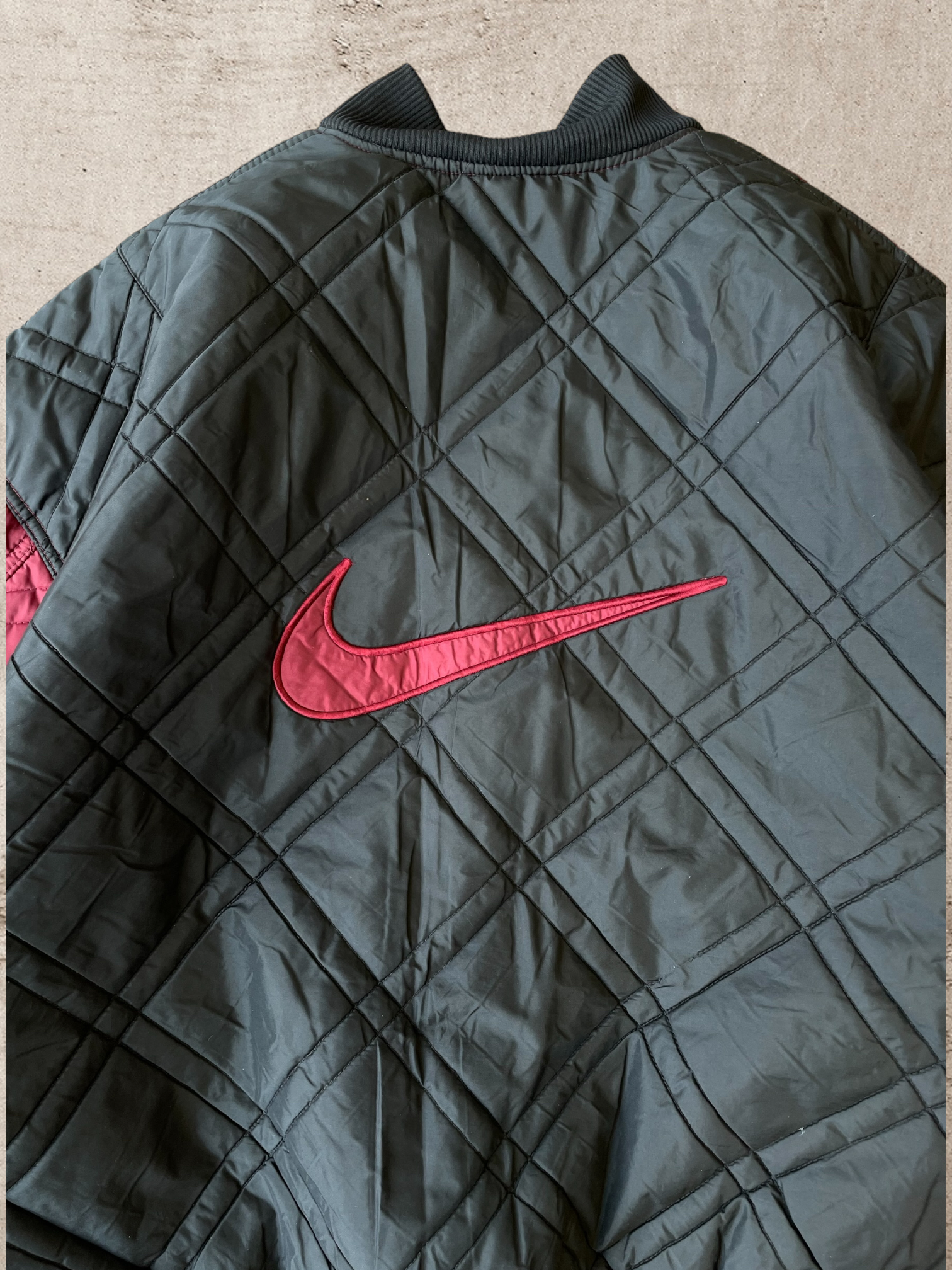 90s Nike Reversible Quilted Jacket - X-Large