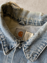 Load image into Gallery viewer, 90s Carhartt Distressed Denim Trucker Jacket - X-Large
