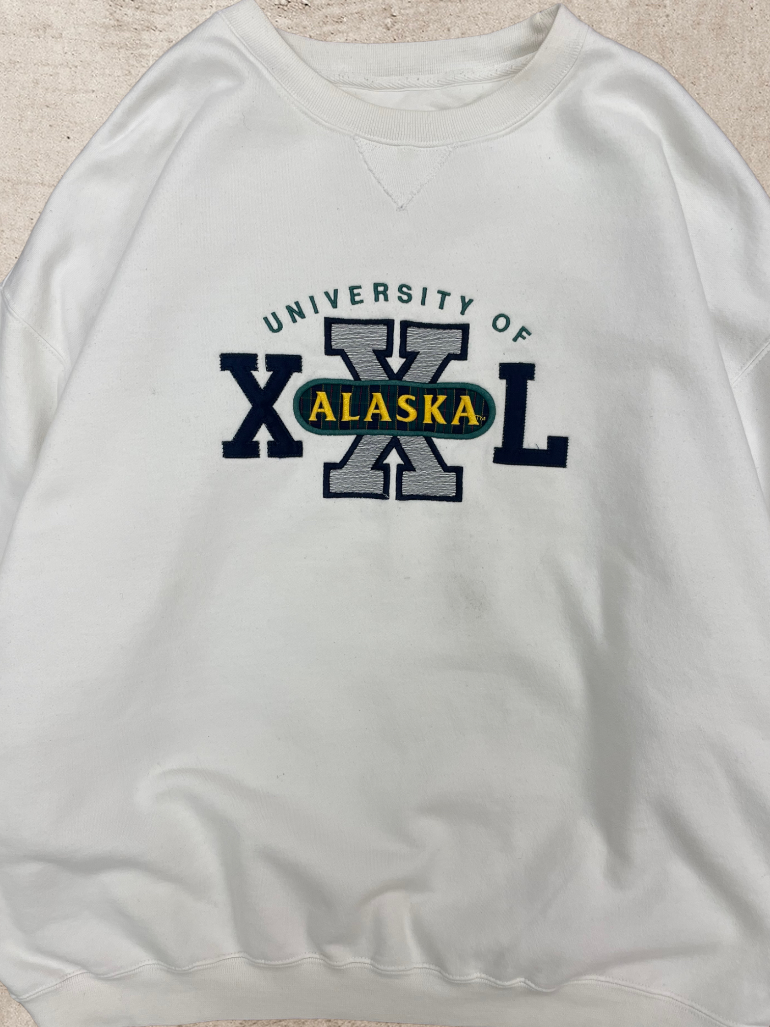 90s University of Alaska Crewneck - XXL