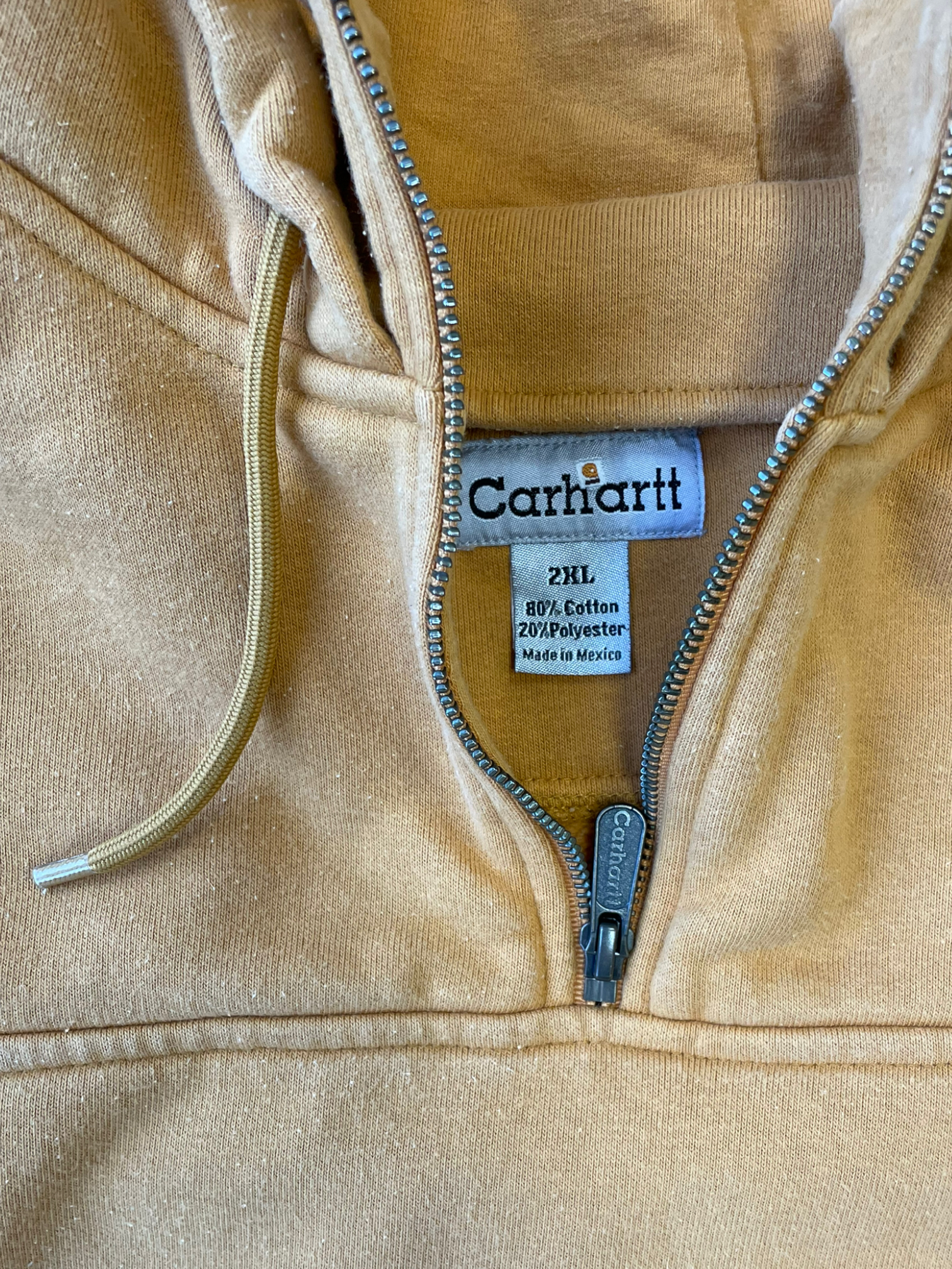 Vintage Carhartt 3/4 Zip Sweatshirt - XX-Large
