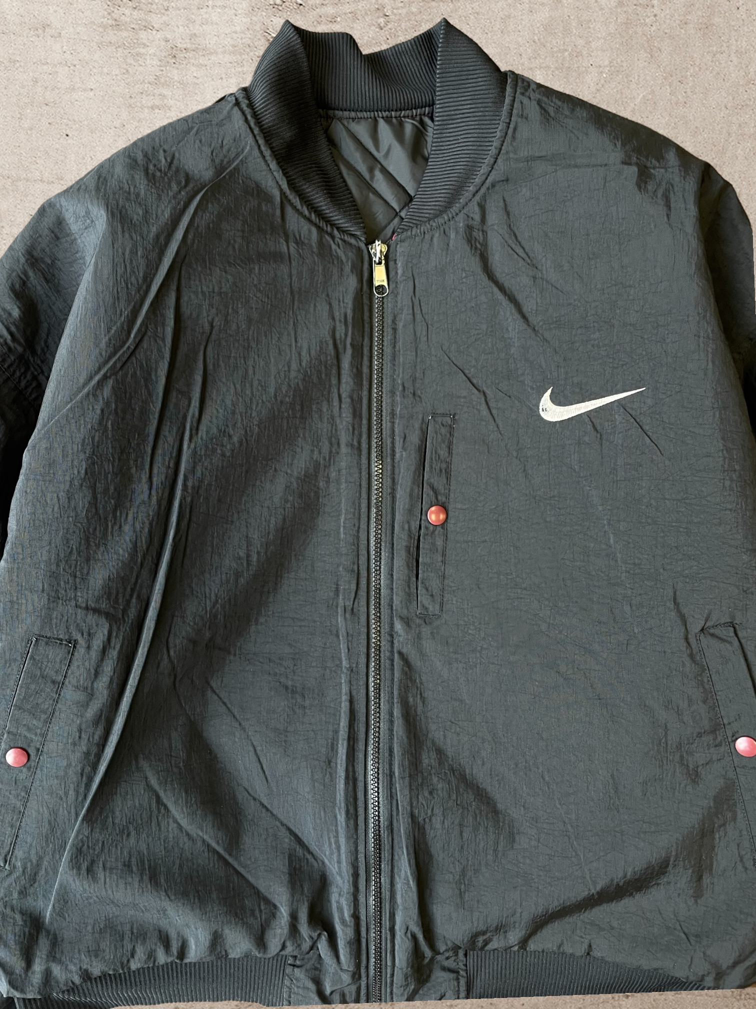 90s Nike Reversible Quilted Jacket - X-Large